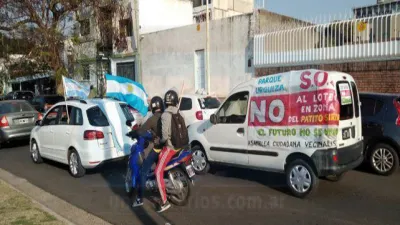 protesta contra loteo Parque Urquiza