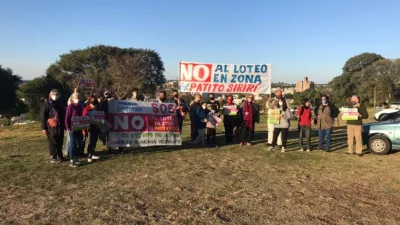 protesta loteo Patito Sirirí