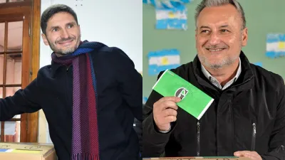 Maximiliano Pullaro y Marcelo Lewandowski.