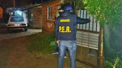 El allanamiento se realizó anoche en una vivienda de calle Entre Ríos y 11 de Noviembre de Concordia.