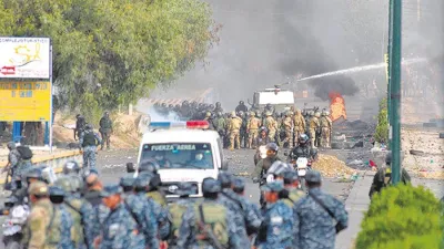 La represión en Bolivia ha sido feroz y sangrienta.