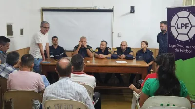 Dirigentes se reunieron con la Policía antes del inicio de la Liga Paranaense de Fútbol