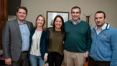 Autoridades salientes y entrantes