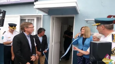 Romero inauguró comisaría en Federación