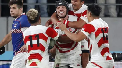 El anfitrión Japón venció a Rusia en el partido inaugural del Mundial de Rugby