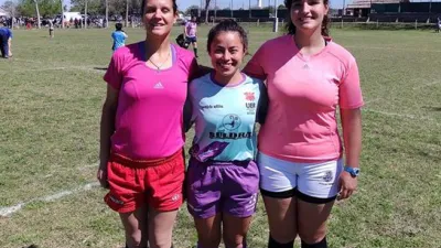 Una terna arbitral femenina hizo historia desde Entre Ríos en el rugby nacional