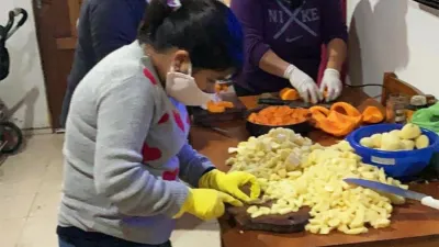 La Sociedad Rural de Gualeguaychú donó alimentos a la Guardería Nazareth y a una Iglesia Evangélica para sumar su aporte a la labor solidaria.