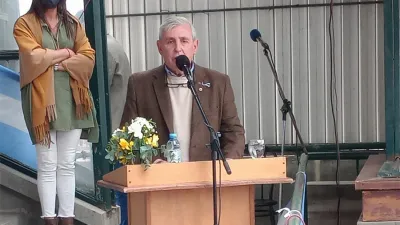 Raúl Boc Ho (Pro Tesorero de CRA) fue uno de los disertantes, junto a José Colombatto (presidente de FARER) y Sergio Dalcol (presidente de la SRG).