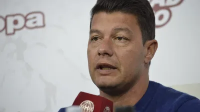 “Me entusiasmó el proyecto de Huracán”, contó Sebastián Battaglia en su presentación