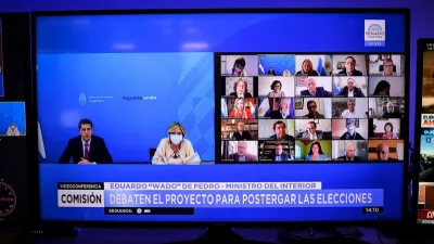 Obtuvo dictamen en el Senado el proyecto para postergar las elecciones