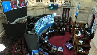 sesión virtual del Senado