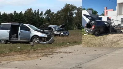 Dos vehículos chocaron en el kilómetro 292 de la RN 14. Mientras que otro impactó contra una vivienda en Paraná.