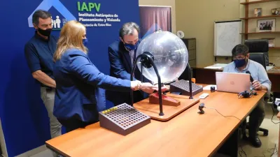 Sortearon viviendas para familias de cuatro localidades entrerrianas