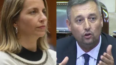 Laura Stratta y Gustavo Hein.