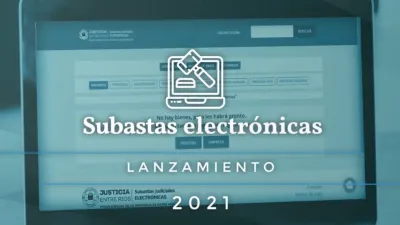 Postores del país participaron de la primera subasta judicial electrónica en Entre Ríos