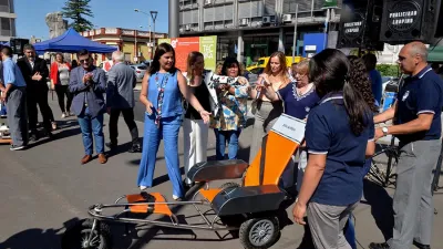 En la Plaza Mansilla se realizó la muestra de Educación Técnica, Agrotécnica y Centros de Formación Profesional de la provincia.