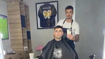 Tras retirarse, “Tito” Noir se animó a su otra pasión: “En casa me armé una peluquería”