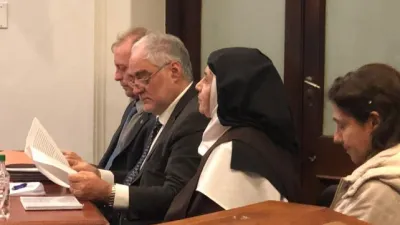 Luisa Toledo con Miguel Cullen inicio del juicio