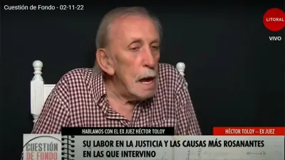 Héctor Toloy, recordó las causas más sensibles que impulsó como juez de Instrucción N° 6 de Paraná.