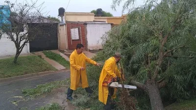 La Municipalidad asistió a familias afectadas por las intensas lluvias