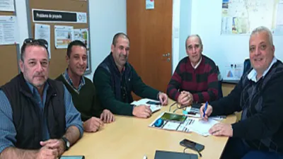 Funcionarios de Transporte de la provincia en Urdinarrain