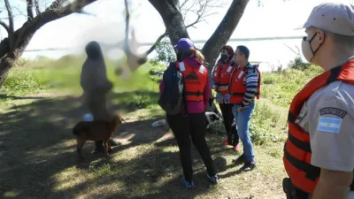 Las inspecciones sobre islas del río Paraná se realizan luego de recibir una denuncia por presunción de trata de personas con fines de explotación laboral. 
