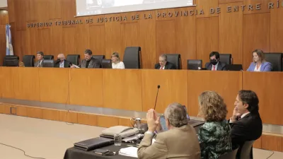Imagen de archivo del Tribunal de Enjuiciamiento contra la fiscal Cecilia Goyeneche.