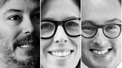 Mariano Federici, Laura Alonso y Leandro Cuccioli.