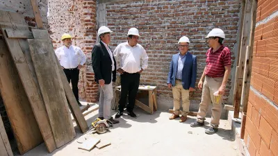 Autoridades provinciales recorrieron las obras que se realizan en el Túnel Subfluvial en el marco del 50 aniversario del enlace Paraná-Santa Fe.