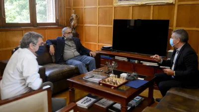 Junto a ministros nacionales, Urribarri definió ejes de agenda bilateral para 2021