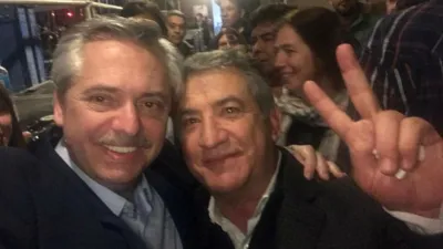 Alberto Fernández con Sergio Urribarri 