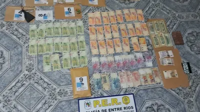 El procedimiento permitió el secuestro de dinero en efectivo, de cocaína y marihuana, además de la detención de una persona.