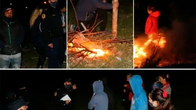 El intento de usurpación se registró ayer por la tarde noche en un predio que sería propiedad de la familia Baggio en Gualeguaychú.