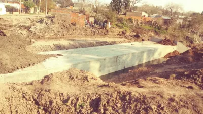 obra puente calle Francia