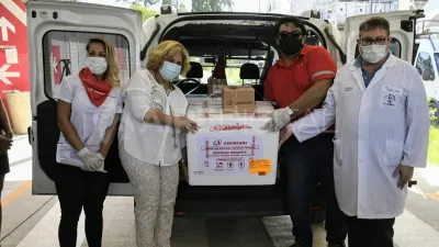 Martorano recibe vacunas Covid