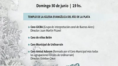 Velada Coral de Invierno en Urdinarrain