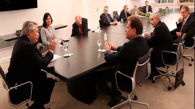 Fernández con dueños de Vicentin