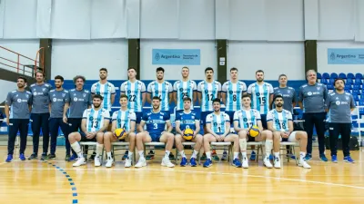 Vóley: el paranaense Luciano Vicentín partió a Polonia junto a la selección argentina