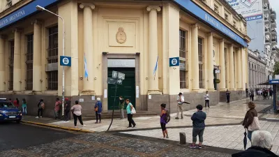 Filas en Banco Nación