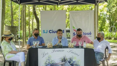 Bastian junto a Los Franco Suizos