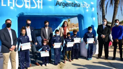 Niños celebraron el 9 de Julio comprometiéndose a cuidar el agua y el ambiente