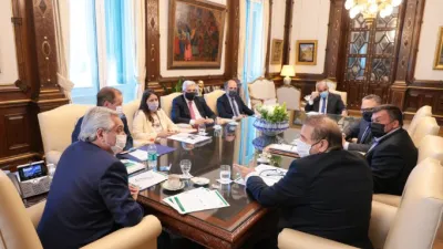 Nación y provincia acordaron apoyo para poner en marcha Soychú luego del incendio