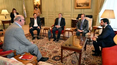 Bordet busca reducir los aranceles a los productos entrerrianos en el mercado inglés