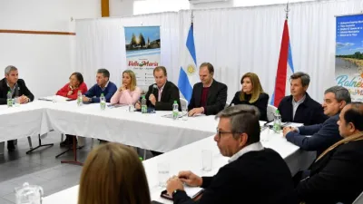 Bordet estuvo en Valle María con su gabinete e intendentes vecinalistas