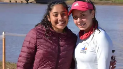 Dos palistas del Club Náutico Paraná, clasificadas al Sudamericano de Velocidad