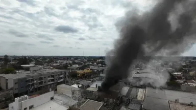 Afectó viviendas y comercios de la zona.