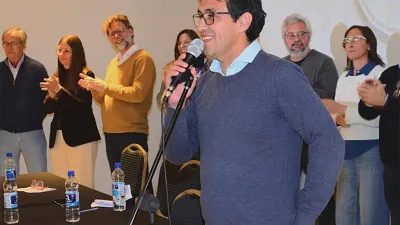 Imagen de archivo de Abel Aníbal Antivero, quien fue electo como secretario general de la Asociación Gremial del Magisterio de Entre Ríos (Agmer).