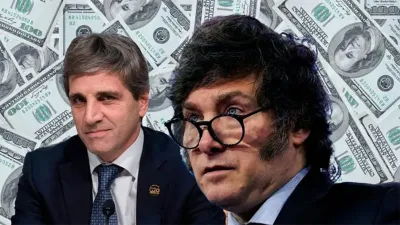 Milei y Caputo, los artífices del plan económico, despotrican contra el Estado; pero se aferran al Estado para contener al dólar.