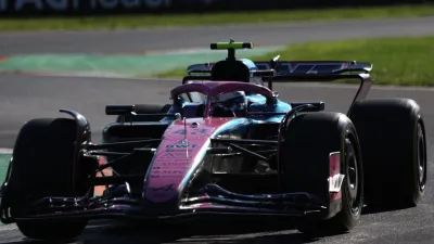 Franco Colapinto con Alpine en el Gran Premio de Monza, Italia.