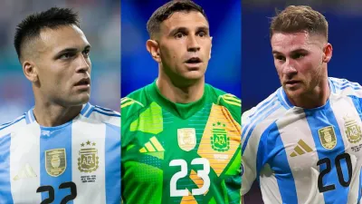 Lautaro, Dibu y Mac Allister